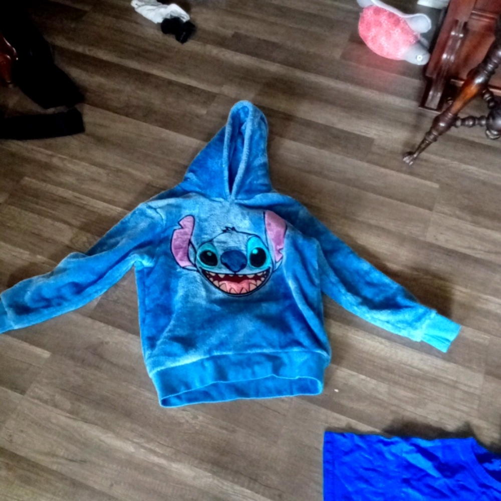 A stitch hoodie